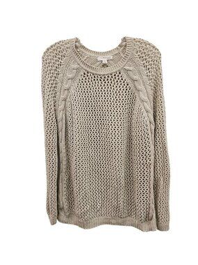 Kenar Women's Open Knit Crew Neck Size 2X